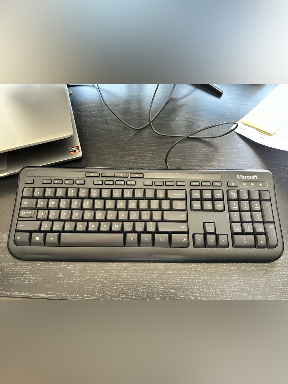 Microsoft Wired Keyboard 600 — Black